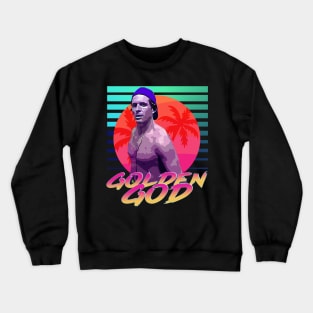 Golden God Neon Retro Crewneck Sweatshirt